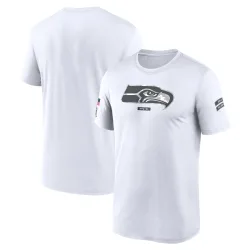 Seattle Seahawks Legend Men's 2024 Salute To Service Performance T-Shirt (White)