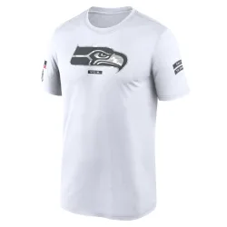 Seattle Seahawks Legend Men's 2024 Salute To Service Performance T-Shirt (White)