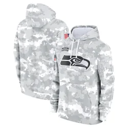 Seattle Seahawks Men's 2024 Salute to Service Club Fleece Pullover Hoodie (Arctic Camo)