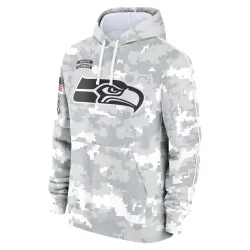 Seattle Seahawks Men's 2024 Salute to Service Club Fleece Pullover Hoodie (Arctic Camo)