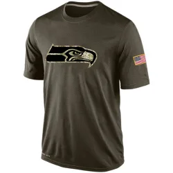 Seattle Seahawks Men's Salute To Service KO Performance Dri-FIT T-Shirt (Olive)