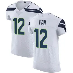 12th Fan Seattle Seahawks Elite Men's Vapor Untouchable Jersey (White)