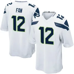 12th Fan Seattle Seahawks Game Men's Jersey (White)