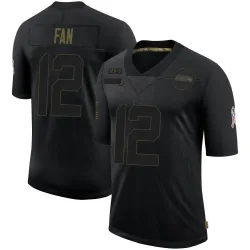 12th Fan Seattle Seahawks Limited Men's 2020 Salute To Service Jersey (Black)