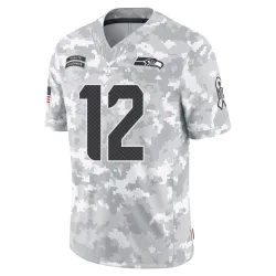 12th Fan Seattle Seahawks Limited Men's 2024 Salute to Service Jersey (Arctic Camo)