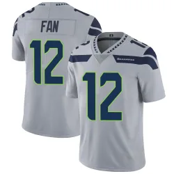 12th Fan Seattle Seahawks Limited Men's Alternate Vapor Untouchable Jersey (Gray)
