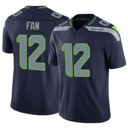 12th Fan Seattle Seahawks Limited Men's Vapor F.U.S.E. Jersey (Navy)