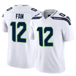 12th Fan Seattle Seahawks Limited Men's Vapor F.U.S.E. Jersey (White)