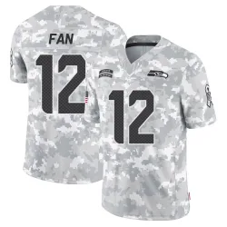 12th Fan Seattle Seahawks Limited Youth 2024 Salute to Service Jersey (Arctic Camo)