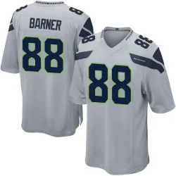 AJ Barner Seattle Seahawks Game Men's Alternate Jersey (Gray)