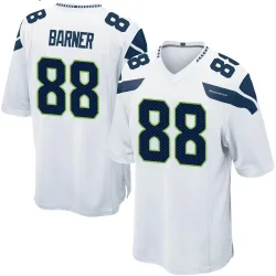 AJ Barner Seattle Seahawks Game Men's Jersey (White)