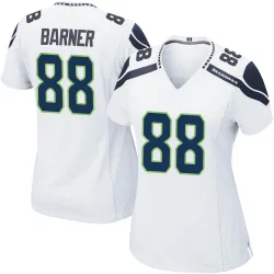 AJ Barner Seattle Seahawks Game Women's Jersey (White)