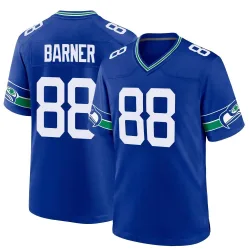 AJ Barner Seattle Seahawks Game Youth Throwback Jersey (Royal)