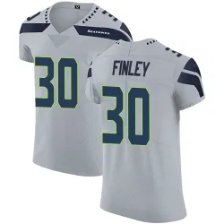 AJ Finley Seattle Seahawks Elite Men's Alternate Vapor Untouchable Jersey (Gray)