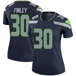 AJ Finley Seattle Seahawks Legend Women's Jersey (Navy)