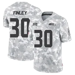 AJ Finley Seattle Seahawks Limited Men's 2024 Salute to Service Jersey (Arctic Camo)