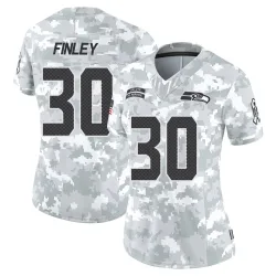 AJ Finley Seattle Seahawks Limited Women's 2024 Salute to Service Jersey (Arctic Camo)