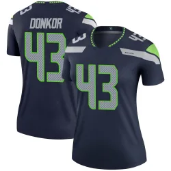 Aaron Donkor Seattle Seahawks Legend Women's Jersey (Navy)