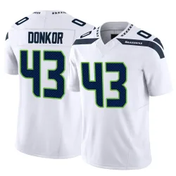 Aaron Donkor Seattle Seahawks Limited Men's Vapor F.U.S.E. Jersey (White)