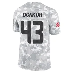 Aaron Donkor Seattle Seahawks Limited Youth 2024 Salute to Service Jersey (Arctic Camo)