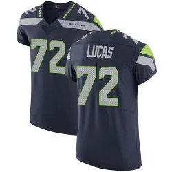 Abraham Lucas Seattle Seahawks Elite Men's Team Color Vapor Untouchable Jersey (Navy)