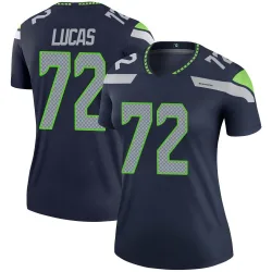 Abraham Lucas Seattle Seahawks Legend Women's Jersey (Navy)