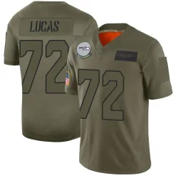 Abraham Lucas Seattle Seahawks Limited Men's 2019 Salute to Service Jersey (Camo)