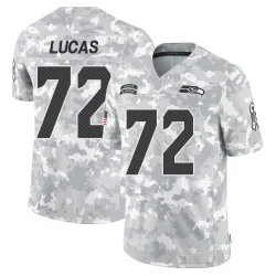 Abraham Lucas Seattle Seahawks Limited Men's 2024 Salute to Service Jersey (Arctic Camo)