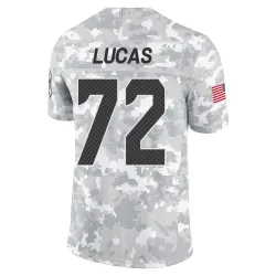 Abraham Lucas Seattle Seahawks Limited Men's 2024 Salute to Service Jersey (Arctic Camo)