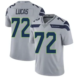 Abraham Lucas Seattle Seahawks Limited Men's Alternate Vapor Untouchable Jersey (Gray)