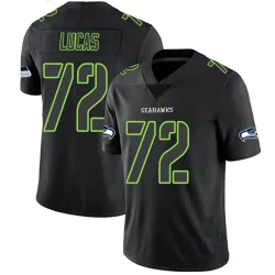 Abraham Lucas Seattle Seahawks Limited Men's Jersey (Black Impact)