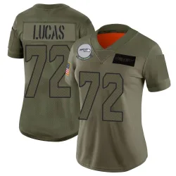 Abraham Lucas Seattle Seahawks Limited Women's 2019 Salute to Service Jersey (Camo)