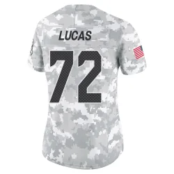 Abraham Lucas Seattle Seahawks Limited Women's 2024 Salute to Service Jersey (Arctic Camo)