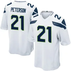 Adrian Peterson Seattle Seahawks Game Men's Jersey (White)