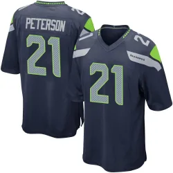 Adrian Peterson Seattle Seahawks Game Men's Team Color Jersey (Navy)