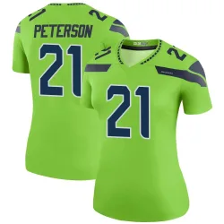 Adrian Peterson Seattle Seahawks Legend Women's Color Rush Neon Jersey (Green)
