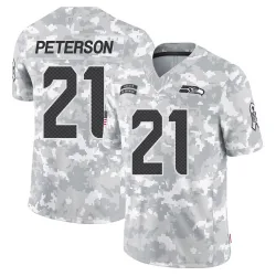 Adrian Peterson Seattle Seahawks Limited Men's 2024 Salute to Service Jersey (Arctic Camo)