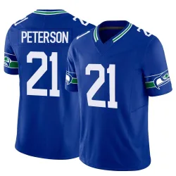 Adrian Peterson Seattle Seahawks Limited Men's Throwback Vapor F.U.S.E. Jersey (Royal)