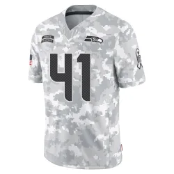 Alex Collins Seattle Seahawks Limited Men's 2024 Salute to Service Jersey (Arctic Camo)