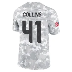 Alex Collins Seattle Seahawks Limited Men's 2024 Salute to Service Jersey (Arctic Camo)