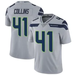 Alex Collins Seattle Seahawks Limited Men's Alternate Vapor Untouchable Jersey (Gray)