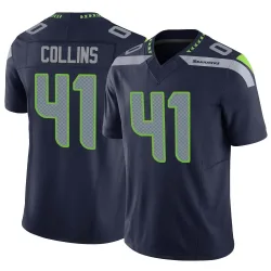 Alex Collins Seattle Seahawks Limited Men's Vapor F.U.S.E. Jersey (Navy)