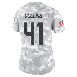 Alex Collins Seattle Seahawks Limited Women's 2024 Salute to Service Jersey (Arctic Camo)