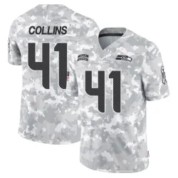 Alex Collins Seattle Seahawks Limited Youth 2024 Salute to Service Jersey (Arctic Camo)