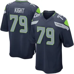 Amari Kight Seattle Seahawks Game Men's Team Color Jersey (Navy)