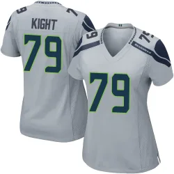 Amari Kight Seattle Seahawks Game Women's Alternate Jersey (Gray)