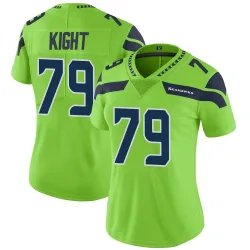 Amari Kight Seattle Seahawks Limited Women's Color Rush Neon Jersey (Green)