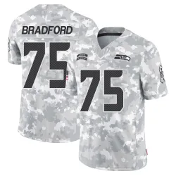 Anthony Bradford Seattle Seahawks Limited Men's 2024 Salute to Service Jersey (Arctic Camo)