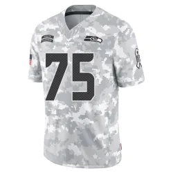 Anthony Bradford Seattle Seahawks Limited Men's 2024 Salute to Service Jersey (Arctic Camo)