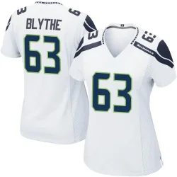 Austin Blythe Seattle Seahawks Game Women's Jersey (White)
